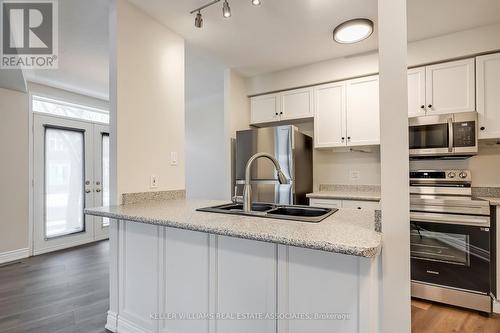 B - 23 Chester Street, Oakville, ON - Indoor Photo Showing Kitchen With Double Sink