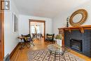 56 Newton Avenue, Hamilton, ON  - Indoor Photo Showing Living Room With Fireplace 