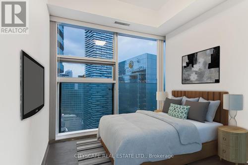 3910 - 12 York Street, Toronto, ON - Indoor Photo Showing Bedroom