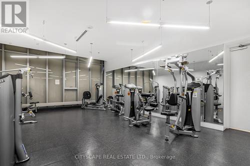 3910 - 12 York Street, Toronto, ON - Indoor Photo Showing Gym Room