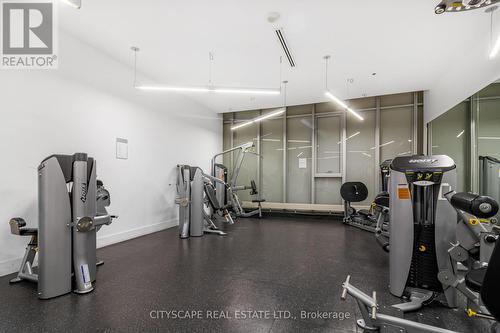 3910 - 12 York Street, Toronto, ON - Indoor Photo Showing Gym Room