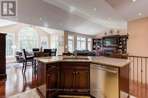 196 Birchwood Avenue, Kincardine, ON - Indoor Photo Showing Kitchen With Double Sink