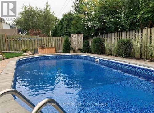 504 Mathewman Crescent, Burlington, ON - Outdoor With In Ground Pool With Backyard