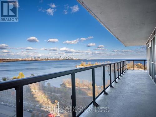 1008 - 65 Annie Craig Drive, Toronto, ON - Outdoor With Body Of Water With Balcony With View With Exterior