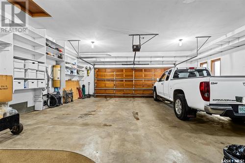 62 Calypso Drive, Moose Jaw, SK - Indoor Photo Showing Garage