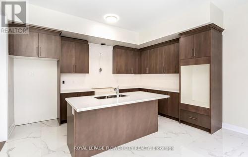 44 Royal Fern Crescent, Caledon, ON - Indoor Photo Showing Kitchen With Double Sink