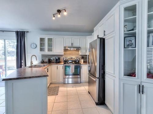 Kitchen - 3580 Rue Des Libellules, Terrebonne (La Plaine), QC - Indoor Photo Showing Kitchen With Double Sink