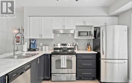 111 - 1491 Maple Avenue, Milton, ON - Indoor Photo Showing Kitchen With Stainless Steel Kitchen With Double Sink With Upgraded Kitchen