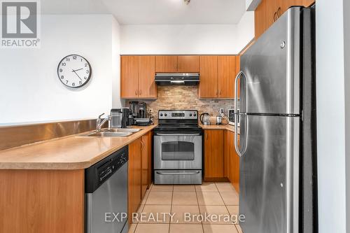 2104 - 185 Legion Road N, Toronto, ON - Indoor Photo Showing Kitchen With Double Sink