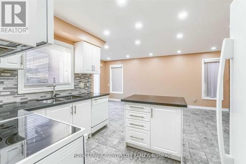 11 Burnhope(Upper Level) Drive, Brampton, ON - Indoor Photo Showing Kitchen With Double Sink