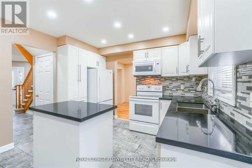 11 Burnhope(Upper Level) Drive, Brampton, ON - Indoor Photo Showing Kitchen With Double Sink