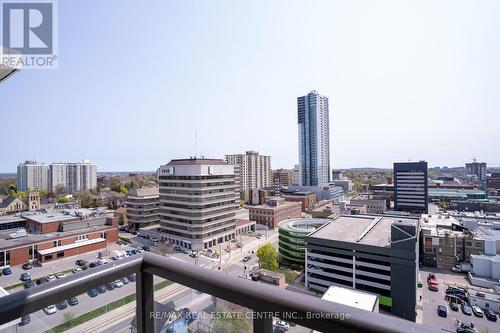 1304 - 55 Duke Street W, Kitchener, ON - Outdoor With Balcony With View