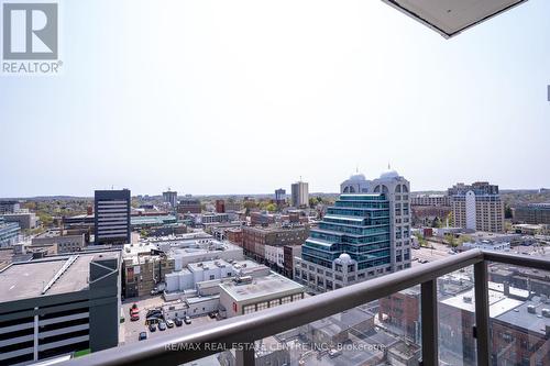 1304 - 55 Duke Street W, Kitchener, ON - Outdoor With Balcony With View