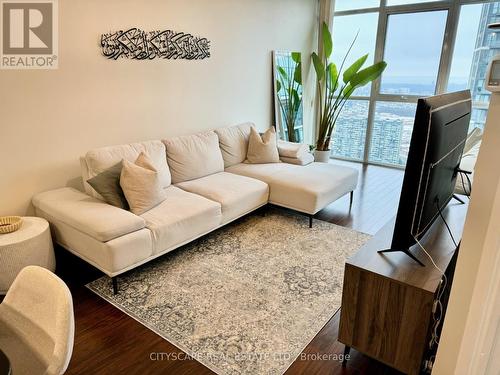 #3703 - 4070 Confederation Parkway, Mississauga, ON - Indoor Photo Showing Living Room