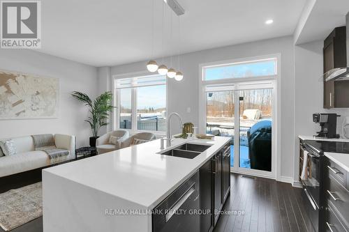 406 Allee Premiere Lane, Clarence-Rockland, ON - Indoor Photo Showing Kitchen With Double Sink With Upgraded Kitchen