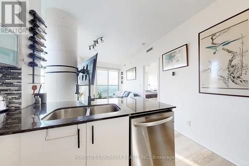 2805 - 150 East Liberty Street, Toronto, ON - Indoor Photo Showing Kitchen With Double Sink