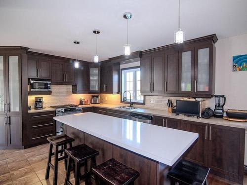 Cuisine - 26 Rue Audet, Saint-Modeste, QC - Indoor Photo Showing Kitchen With Double Sink With Upgraded Kitchen