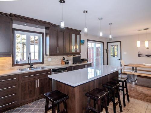 Cuisine - 26 Rue Audet, Saint-Modeste, QC - Indoor Photo Showing Kitchen With Double Sink With Upgraded Kitchen