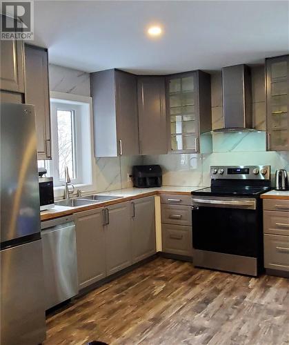 478 Bessie Avenue, Sudbury, ON - Indoor Photo Showing Kitchen With Double Sink