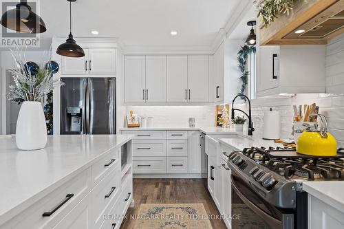 203 Gadsby Avenue, Welland (767 - N. Welland), ON - Indoor Photo Showing Kitchen With Upgraded Kitchen