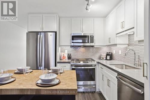 1201 - 2007 James Street, Burlington, ON - Indoor Photo Showing Kitchen With Upgraded Kitchen