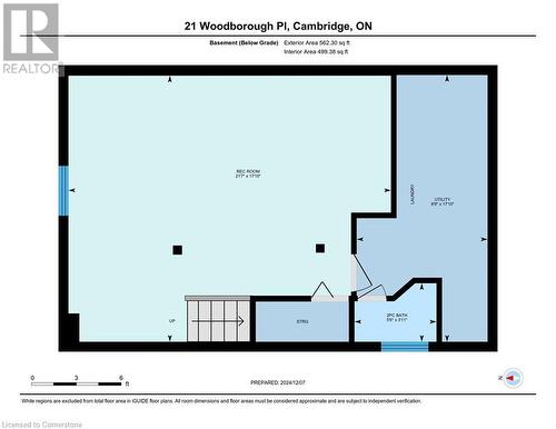 Floor plan - 21 Woodborough Place, Cambridge, ON - Other