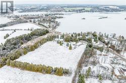 View of snowy aerial view - 