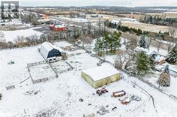 View of snowy aerial view - 