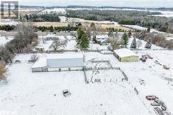 View of snowy aerial view - 