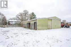 View of snow covered structure - 