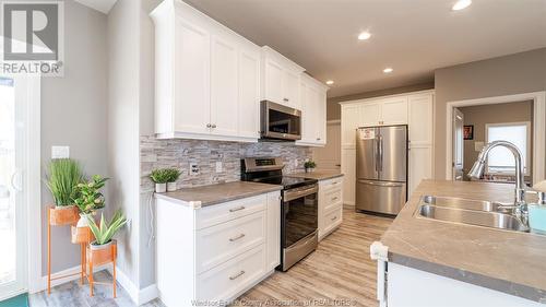 224 Moonstone Crescent, Chatham, ON - Indoor Photo Showing Kitchen With Double Sink With Upgraded Kitchen