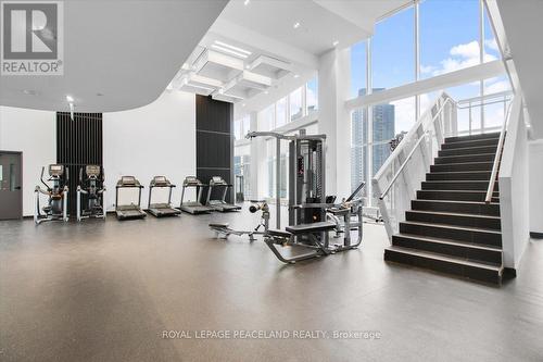 1202 - 4065 Confederation Parkway, Mississauga, ON - Indoor Photo Showing Gym Room