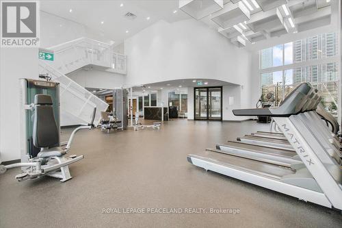 1202 - 4065 Confederation Parkway, Mississauga, ON - Indoor Photo Showing Gym Room