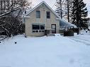 Snow covered house with a shed and a carport - 354 Poplar Street, Mattawa, ON  - Outdoor 