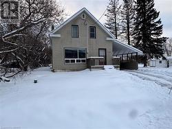 View of snow covered house - 