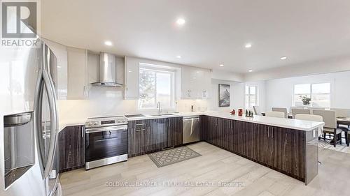 4303 Highway 35 N, Clarington, ON - Indoor Photo Showing Kitchen With Stainless Steel Kitchen With Upgraded Kitchen