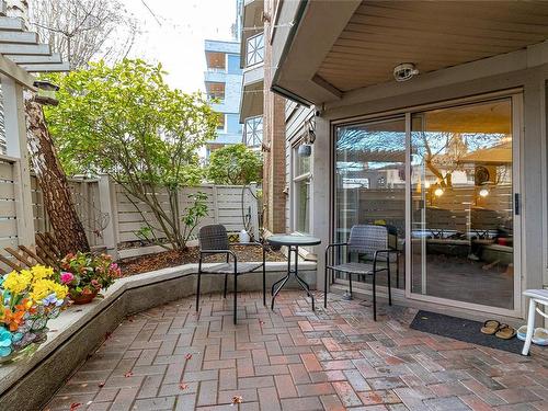 109-935 Johnson St, Victoria, BC - Outdoor With Deck Patio Veranda With Exterior