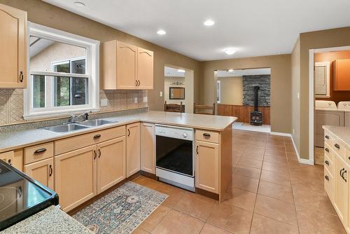 3281 Juniper Drive, Naramata, BC - Indoor Photo Showing Kitchen With Double Sink