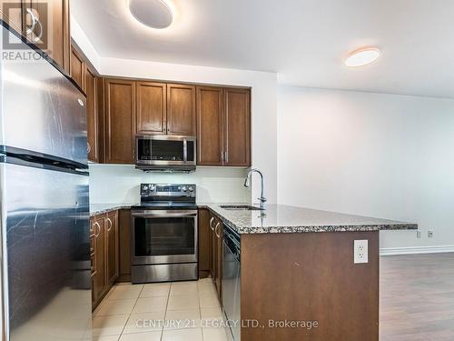 1503 - 9245 Jane Street, Vaughan, ON - Indoor Photo Showing Kitchen With Stainless Steel Kitchen With Upgraded Kitchen