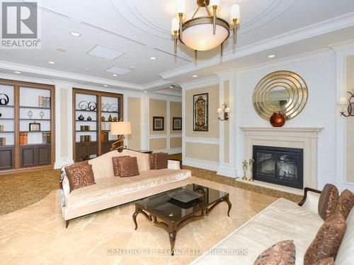 1503 - 9245 Jane Street, Vaughan, ON - Indoor Photo Showing Living Room With Fireplace