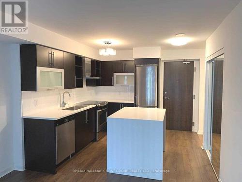 511 - 1 Michael Power Place, Toronto, ON - Indoor Photo Showing Kitchen With Stainless Steel Kitchen With Upgraded Kitchen