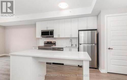 312 - 490 Gordon Krantz Avenue, Milton, ON - Indoor Photo Showing Kitchen With Stainless Steel Kitchen With Upgraded Kitchen