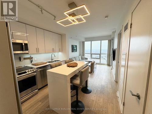 3310 - 2212 Lake Shore Boulevard W, Toronto, ON - Indoor Photo Showing Kitchen With Double Sink