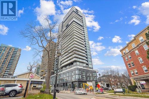 1610 - 370 Martha Street, Burlington, ON - Outdoor With Balcony With Facade