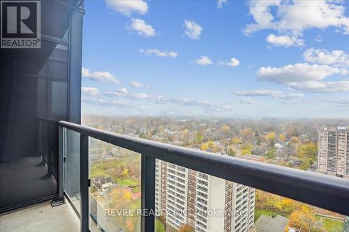 1910 - 370 Martha Street, Burlington, ON - Outdoor With Balcony With View