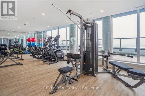 1910 - 370 Martha Street, Burlington, ON - Indoor Photo Showing Gym Room