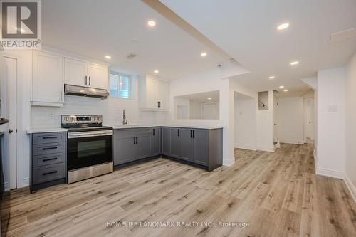 Bsmt - 3899 Arvona Place, Mississauga, ON - Indoor Photo Showing Kitchen With Upgraded Kitchen