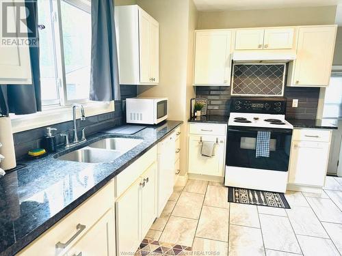 3536 Wolfe Court, Windsor, ON - Indoor Photo Showing Kitchen With Double Sink