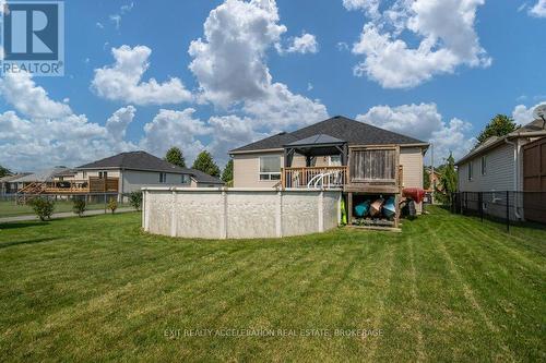 78 Beverly Street, Greater Napanee, ON - Outdoor With Above Ground Pool With Deck Patio Veranda