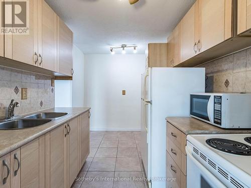 1110 - 3120 Kirwin Avenue, Mississauga (Cooksville), ON - Indoor Photo Showing Kitchen With Double Sink